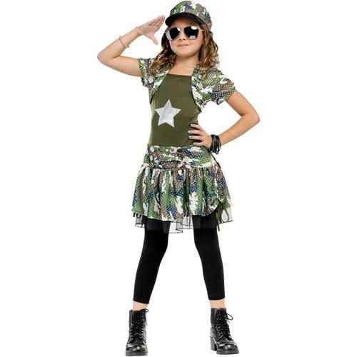 Army Girl child costume Rubies