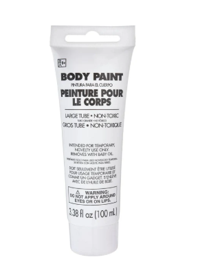 White Body Paint 3.338oz Amscan