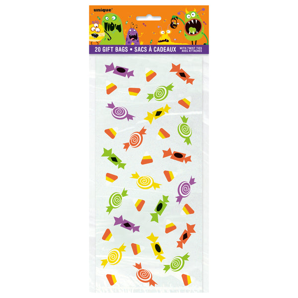 Halloween candy gift bags