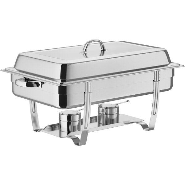 Rental - 8Qt full Size Rectangular Stainless Chafing Dish USA Party Store