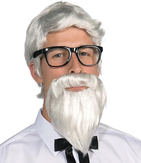 Southern Colonel Sanders Wig and Beard Forum Novelties