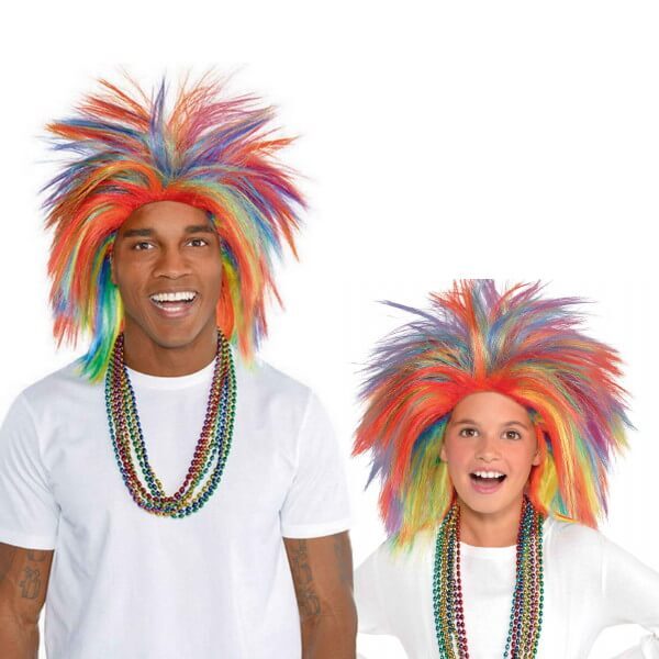 Crazy Rainbow Wig Amscan