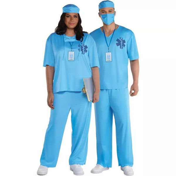 Doctor / Nurse Scrubs Adult Costume Amscan