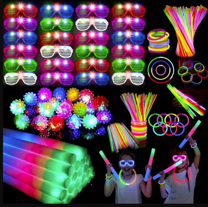 Glow Squeue Glow Glasses - $1.99 /ea - USA Party Store
