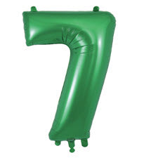 34" Large Foil Number Balloon (Green) USA Party Store