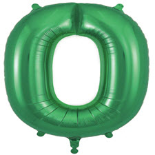 34" Large Foil Number Balloon (Green) USA Party Store