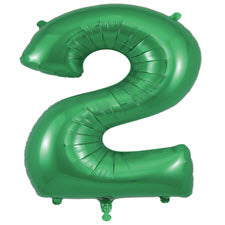 34" Large Foil Number Balloon (Green) USA Party Store