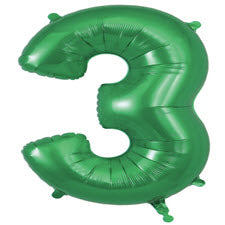 34" Large Foil Number Balloon (Green) USA Party Store