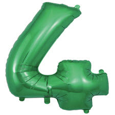 34" Large Foil Number Balloon (Green) USA Party Store