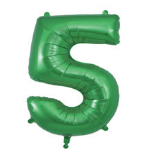 34" Large Foil Number Balloon (Green) USA Party Store