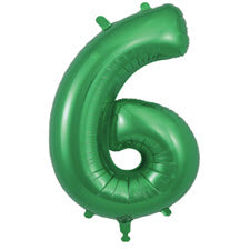 34" Large Foil Number Balloon (Green) USA Party Store