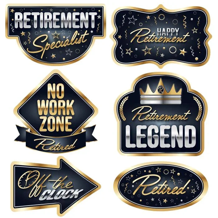 Retirement Cutout USA Party Store