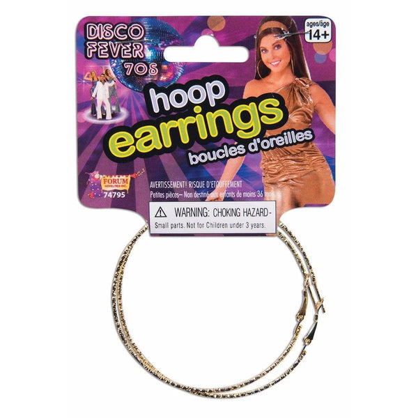 Disco Hoop Earrings Forum Novelties