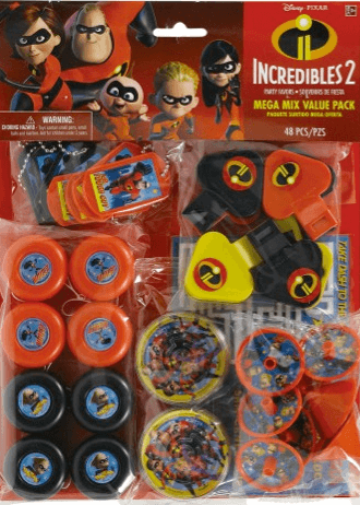 Incredibles 2 Mega Mix Value Pack Amscan