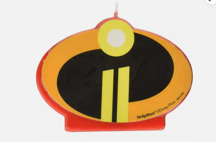 Incredibles 2 birthday candle