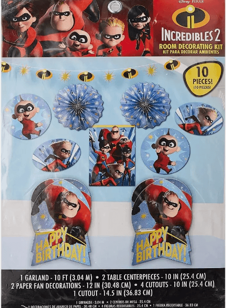 Incredibles 2 Room Decorating kit Amscan