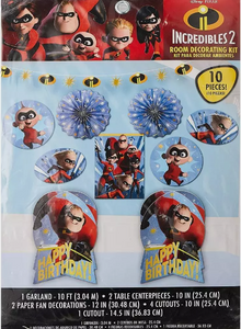 Incredibles 2 Room Decorating kit