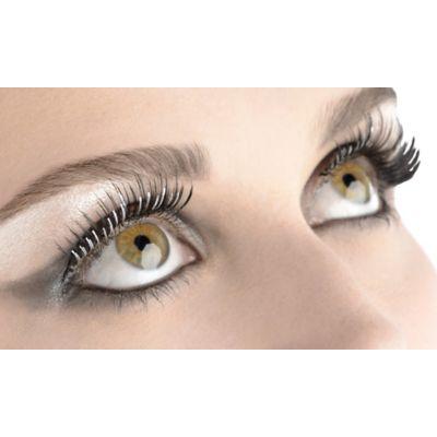 Black and Silver False Eyelashes Amscan