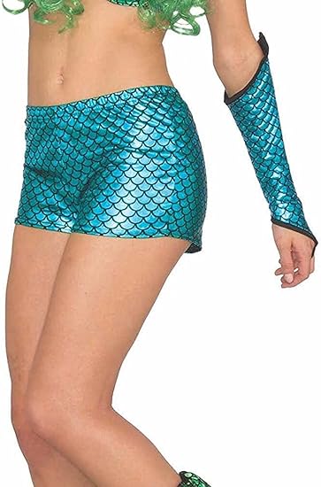 Blue Woman's Mermaid shorts