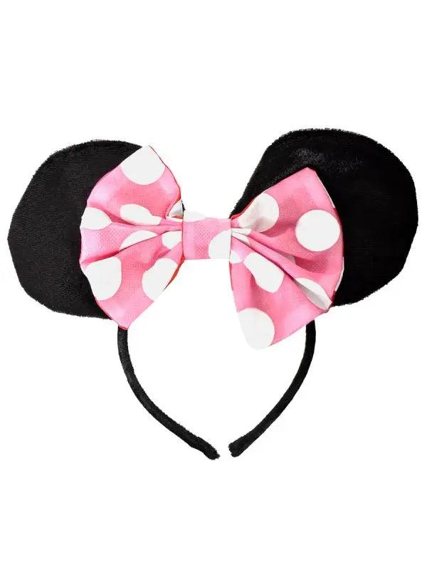 Disney Junior's Minnie Mouse Reversible Bow Ear child Headband Disguise