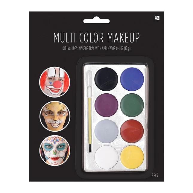 8 Color Multi-color Makeup Kit Amscan