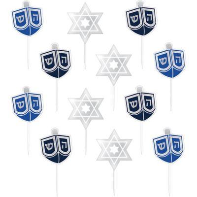 36 ct Dreidel and Star of David Party Picks Amscan