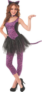 Pink Leopard Kitty Adult Costume