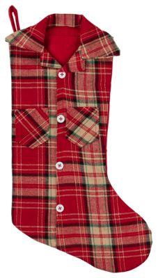 Plaid Lumberjack Shirt Stocking Gerson International