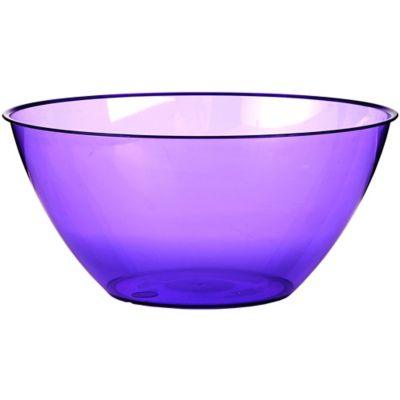 Purple Transparent Serving Bowls Amscan