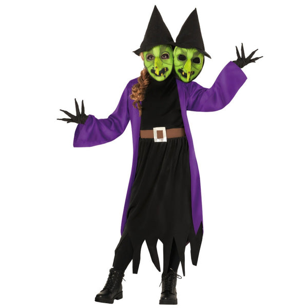 Two Headed Witch Costume Small Amscan