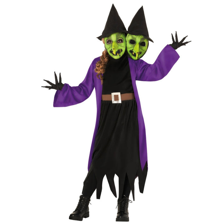 Two Headed Witch Costume Small Amscan