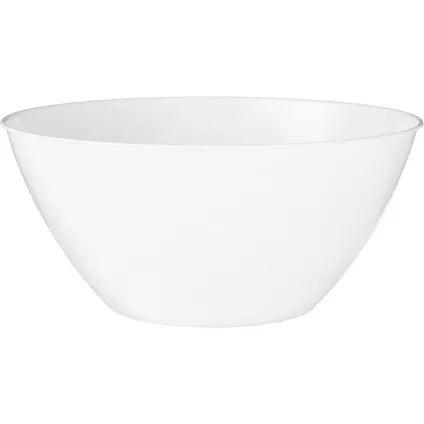 White serving bowls Amscan