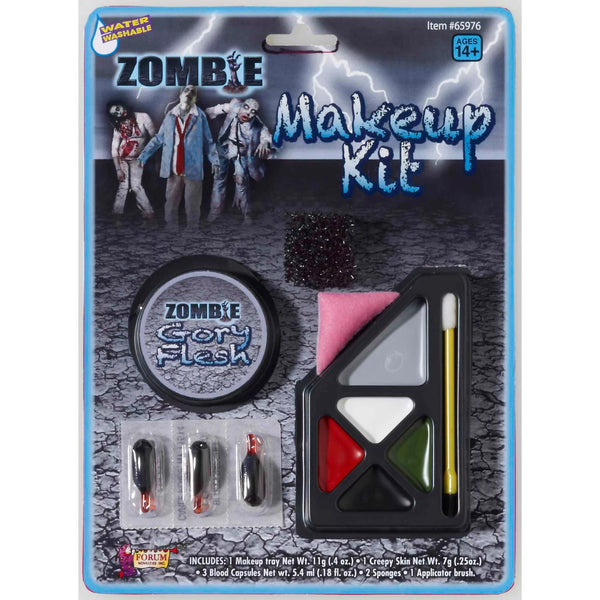 5 Color Zombie Makeup Kit Forum Novelties