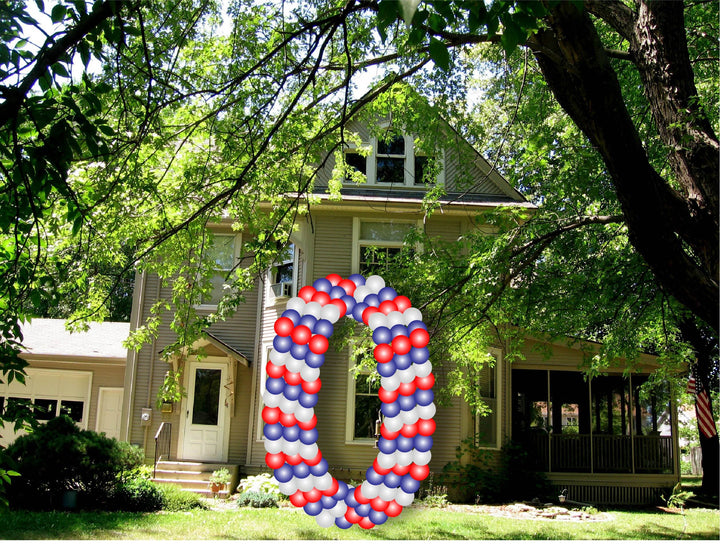 Custom Number Yard Sign -0 USA Party Store