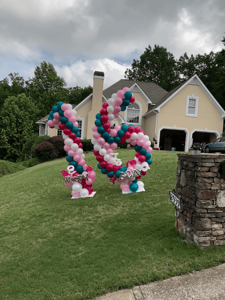 Balloon Sculptured Lawn Numbers Per Number USA Party Store