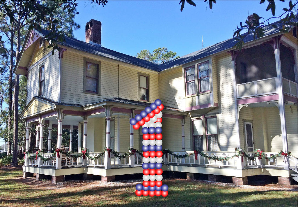 Custom yard Number Balloon - 1 - USA Party Store