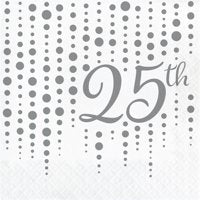 25th Anniversary Lunch Napkin