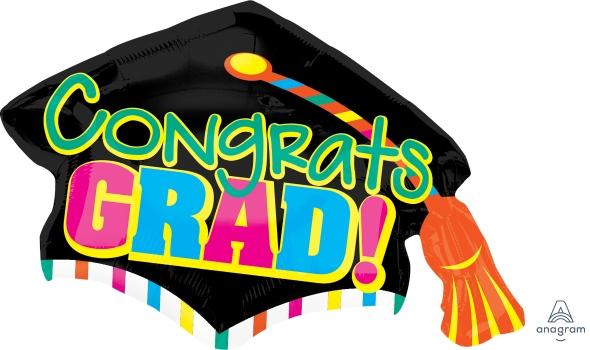 Congrats Grad Cap Balloon Amscan