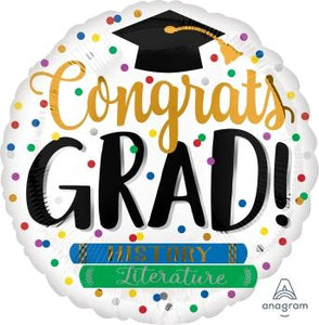 Congrats Grad Book Balloon - USA Party Store