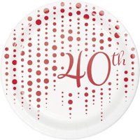 40th Anniversary Plate 7"