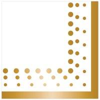 50th Anniversary Sparkle and Shine Gold Lunch Napkin Creative Converting