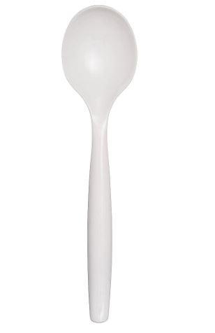 White Plastic Serving Spoon Amscan