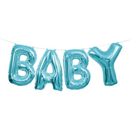 Baby Foil Balloon Letter Banner Kit USA Party Store