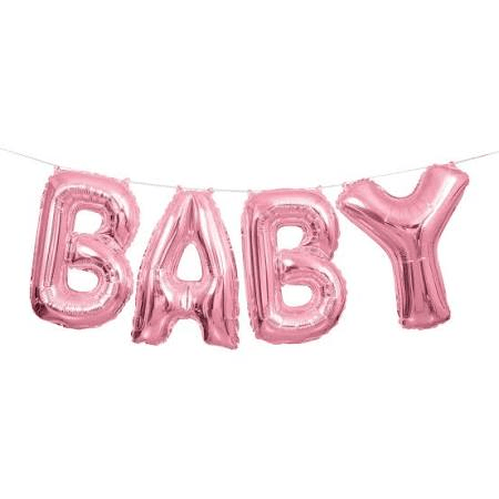 Baby Foil Balloon Letter Banner Kit USA Party Store