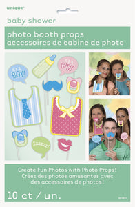 Baby Shower Photo Props Set (10) - USA Party Store