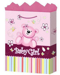 Medium Baby Girl Gift Bags - USA Party Store