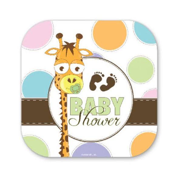 9 inch Baby Shower Plate - 8 Count Case Unique