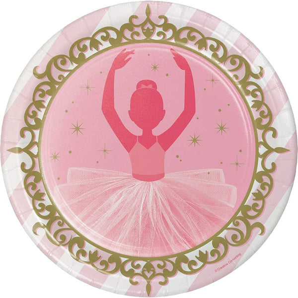 Ballerina Plate 9" Creative Converting