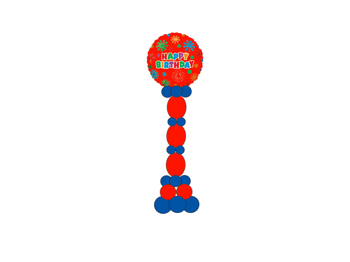 Linked Balloons Column *** Pick-up or Delivery only *** USA Party Store