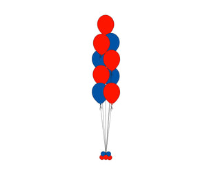 9 Balloon Floor Bouquets Column  *** Pick-up or Delivery only *** - USA Party Store